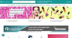 Desktop Screenshot of consultaremedios.com.br